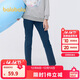 巴拉巴拉女童牛仔褲2025春裝兒童小腳褲子中大童時(shí)尚繡花長(cháng)褲209125108005