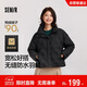 森馬（Semir）羽絨服女冬季薄款90絨子防潑水防風(fēng)千鳥(niǎo)格設計感外套101724113012