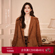詩(shī)凡黎（'SEIFINI）【孟子義同款】復古百搭羊毛短外套25冬新款一手長(cháng)顯瘦 暮秋駝 M
