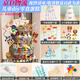 澳顏萊零食蛋糕diy材料網(wǎng)紅款ins生日場(chǎng)景布置用品大人兒童裝飾周歲布置 藍色三層套餐-雙倍歡樂(lè )