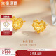 六福珠寶 足金愛(ài)心黃金耳釘女款時(shí)尚閃耀心形耳飾計價(jià) 約2.10克