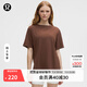 lululemon丨Relaxed-Fit 女士寬松剪裁船型領(lǐng)口 T 恤 LW3IDWS 熔巖棕 線(xiàn)上專(zhuān)售 M /8