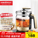 金灶（KAMJOVE）多功能燉煮一體養生壺大容量家用 保溫全自動(dòng)恒溫養生燒水壺智能煮茶器花茶壺 HT-590 【一壺多用】琥珀金 1.8L