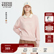 Teenie Weenie小熊女裝衛衣2025年秋季新款氣質(zhì)學(xué)院風(fēng)翻領(lǐng)長(cháng)袖上衣 粉色 M