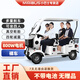 Minibusev小巴士E900新款電動(dòng)四輪車(chē)老年人家用代步接送孩子景區觀(guān)光車(chē)帶棚 E900（二代）+800瓦+無(wú)電池+棚