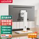LUCKPRO顯示器支架底座 顯示屏自動(dòng)升降旋轉調節增高電腦支架 左右橫豎屏免打孔通用vesa支架配件 S白色