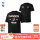 NBA楊瀚森球衣籃球服波特蘭開(kāi)拓者男女同款紀念T恤短袖上衣t恤 黑色(楊瀚森) L