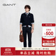 GANT【亞洲版型】/甘特男士長(cháng)褲時(shí)尚微彈純色通勤百搭直筒休閑褲 410海藍色 34 32