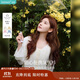 茵曼（INMAN）歐若風(fēng)鏤空薄針織短袖T恤女裝2025年夏季新款開(kāi)衫上衣 杏色 L