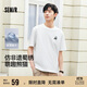 森馬（Semir）吸濕速干短袖t恤男國潮熊貓刺繡25夏男t恤上衣109325100226
