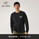 ARC'TERYX始祖鳥(niǎo) KRAGG SL COTTON BIRD TILE LS 男子 棉質(zhì)長(cháng)袖T恤 黑色/極地白 M