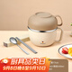 沃德百惠（WORTHBUY）飯盒304不銹鋼上班族學(xué)生專(zhuān)用飯缸飯盆食堂打飯自帶碗餐盒快餐杯 快餐杯+餐具2.43L
