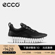 愛(ài)步（ECCO）休閑鞋女 百搭網(wǎng)面透氣輕便耐磨運動(dòng)鞋跑步鞋女 靈動(dòng)218263 HL 黑色21826351094 38