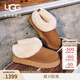 UGG秋季新款女士舒適時(shí)尚厚底毛領(lǐng)圓頭一腳蹬休閑樂(lè)福鞋 1171393 CHE | 栗色 38