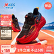 特步（XTEP）兒童童鞋旋鈕扣運動(dòng)鞋男童緩震時(shí)尚訓練跑鞋 黑/狀元紅 37
