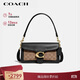 蔻馳（COACH）【品牌直供】女士TABBY中號單肩手提斜挎酒神包黑色/卡其色91215