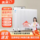 美凌云系家用注水加水電暖器加熱水電暖氣片無(wú)輻射電加熱鋼制水暖取暖器 18柱手機WIFI款(適用20-23平方)