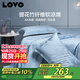 LOVO樂(lè )蝸 抗菌竹纖維 冰絲席涼席 雙人三件套 藍色 230*235【可折疊】
