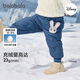 巴拉巴拉（BALABALA）【balaOne】童裝兒童羽絨褲2025冬裝男女童長(cháng)褲 寶藍80791-灰鴨絨 90 充絨量23g