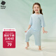 babycare兒童睡衣優(yōu)可絲薄款寶寶家居服套裝 【春夏款】風(fēng)帆藍(lán) 80 
