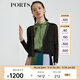 PORTS寶姿商場(chǎng)同款新品女裝氣質(zhì)百搭短款開(kāi)衫毛衣LL8K029JKE001 黑色混色 S M