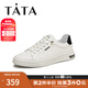 他她（TATA）厚底休閑板鞋男鞋簡(jiǎn)約百搭真皮小白鞋2024秋新款VHD01CM4 白/黑 42