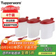 特百惠（Tupperware）大嘴蛙調料盒4個(gè)裝廚房調味盒塑料存儲調料罐保鮮盒帶勺子500ML*4