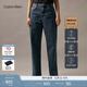 Calvin KleinJeans四季款女ck經(jīng)典美式潮流復古微彈高腰寬松版牛仔褲J225380 1BJ-牛仔藍 28