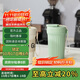 樂(lè)扣樂(lè)扣（LOCK&LOCK）陶瓷覆層保溫咖啡杯男女隨行帶提繩水杯子475ML白色LHC4366WHT