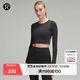 lululemon丨Ebb to Street 女士運動(dòng)長(cháng)袖 T 恤 LW3DZNS 黑色 XXS /2