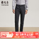 雅戈爾（YOUNGOR）牛仔褲男特殊后整理工藝斜紋外觀(guān)柔軟手感上身體感舒適2025新品 深灰VCXZ319923CWY 34 175/84A （2尺6）86cm