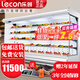 樂(lè )創(chuàng  )（lecon）超市風(fēng)幕柜水果保鮮柜商場(chǎng)風(fēng)幕展示柜商用大型飲料酸奶果切柜麻辣燙串串展示柜蔬菜冷藏柜特種柜 3.5米 風(fēng)冷升級（可選款式選顏色） 分體機（外置美芝壓縮機) 免費上門(mén)安裝