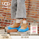 UGG冬季男女同款時(shí)尚厚底系帶紐姆休閑彩殼雪地靴時(shí)尚靴 1143991 CBG | 栗色/天藍色 42