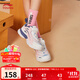 李寧童鞋兒童運動(dòng)鞋男女大童春夏大極光系列輕便簡(jiǎn)約魔術(shù)貼休閑鞋 【常規款】冰晶粉/白/星空藍-74 36