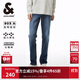 杰克·瓊斯（JACK&JONES） 男裝秋季潮流百搭個(gè)性刮痕直筒彈力舒適休閑牛仔褲225332088