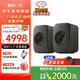 KEF LSX II LT 輕奢版無(wú)線(xiàn)HiFi電腦音響藍牙2.0立體聲桌面有源音箱發(fā)燒級高保真家用電視揚聲器套裝 LSX II LT輕奢版炭黑
