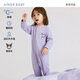愛(ài)慕嬰幼厚暖保暖連體衣遠紅外升溫科技A類(lèi)寶寶幼兒寬松爬服無(wú)感印標 厚暖【-10~0℃】酷洛米 100cm
