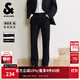 杰克·瓊斯（JACK&JONES）25年男裝秋季黑色牛仔褲男903直筒休閑長(cháng)褲萊賽爾親膚微彈男褲子 A15黑色牛仔 34 180 W34/L32