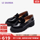 萊爾斯丹萊福家族2025新款英倫復古樂(lè )福飾扣單鞋女45302 黛瓦黑BKB 37