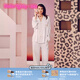 野獸派家居（tbh）三麗鷗Hello Kitty星光緞長(cháng)款短款家居服套裝可外穿睡衣女夏 Kitty星光緞長(cháng)款家居服 蟒蛇紋 S