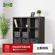 宜家（IKEA）KALLAX卡萊克開(kāi)放儲物柜書(shū)柜展示柜收納架可搭配抽屜門(mén)板 黑褐色