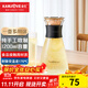 金灶（KAMJOVE） 耐熱玻璃醒酒器紅酒扎家用冷水壺大容量涼水壺果汁扎壺玻璃壺 TP-504（1200ml）
