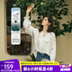 Olrain歐芮兒法式田園繡花白色襯衫女裝秋季2025新款寬松慵懶長(zhǎng)袖襯衣 米白色 M