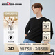 柒牌男士毛衣春夏時(shí)尚休閑V領(lǐng)保暖上衣衫【純】125JY70010 黑色 L (175)