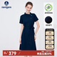 Navigare意大利小帆船女士短袖Polo裙收腰連衣裙2322874503 藍(lán) XL
