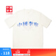 李寧中國李寧短袖T恤男女同款2025夏季新款時(shí)尚潮流舒適運動(dòng)上衣 米白色-2 M