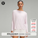 lululemon丨Back in Action 女士長(cháng)袖 T 恤 *羅紋 LW3FIHS 雜色繡線(xiàn)菊粉 XS /4