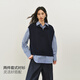 太平鳥(niǎo)【商場(chǎng)同款】新款高智通勤針織背心格紋襯衫套裝A1CAF411G 盛會(huì )藍 M 160