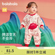 巴拉巴拉嬰兒連體衣新生兒哈衣爬服寶寶衣服2025新年季拜年服209125120203