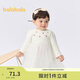 巴拉巴拉寶寶裙子女童公主裙洋氣秋冬連衣裙時(shí)髦網(wǎng)紗拼接甜美200423111001